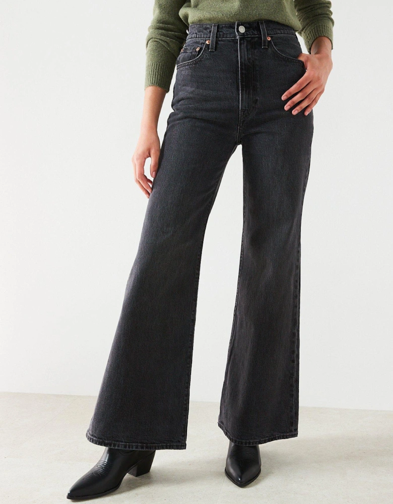 Ribcage Bell Jean - On the Town Black