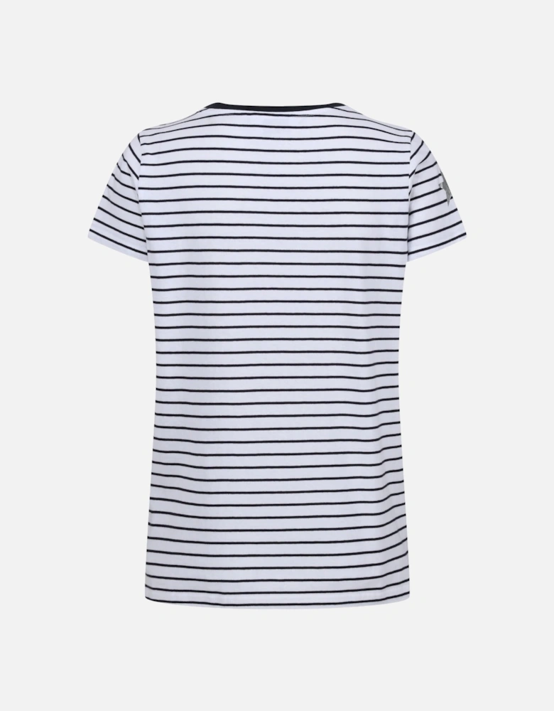 Womens/Ladies Odalis II Striped T-Shirt