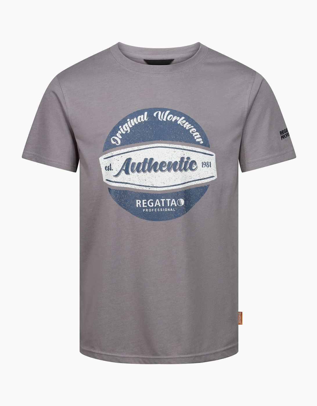 Regatta Men's Grey Professional Cotton T-Shirt - Size: 46