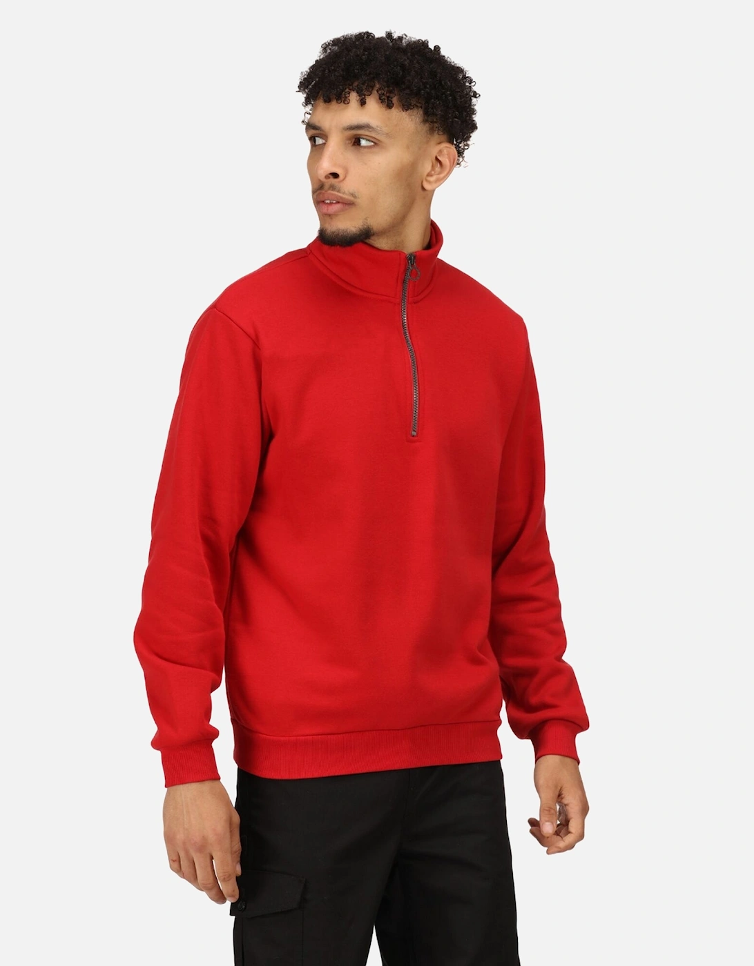 Mens Pro Quarter Zip Sweatshirt