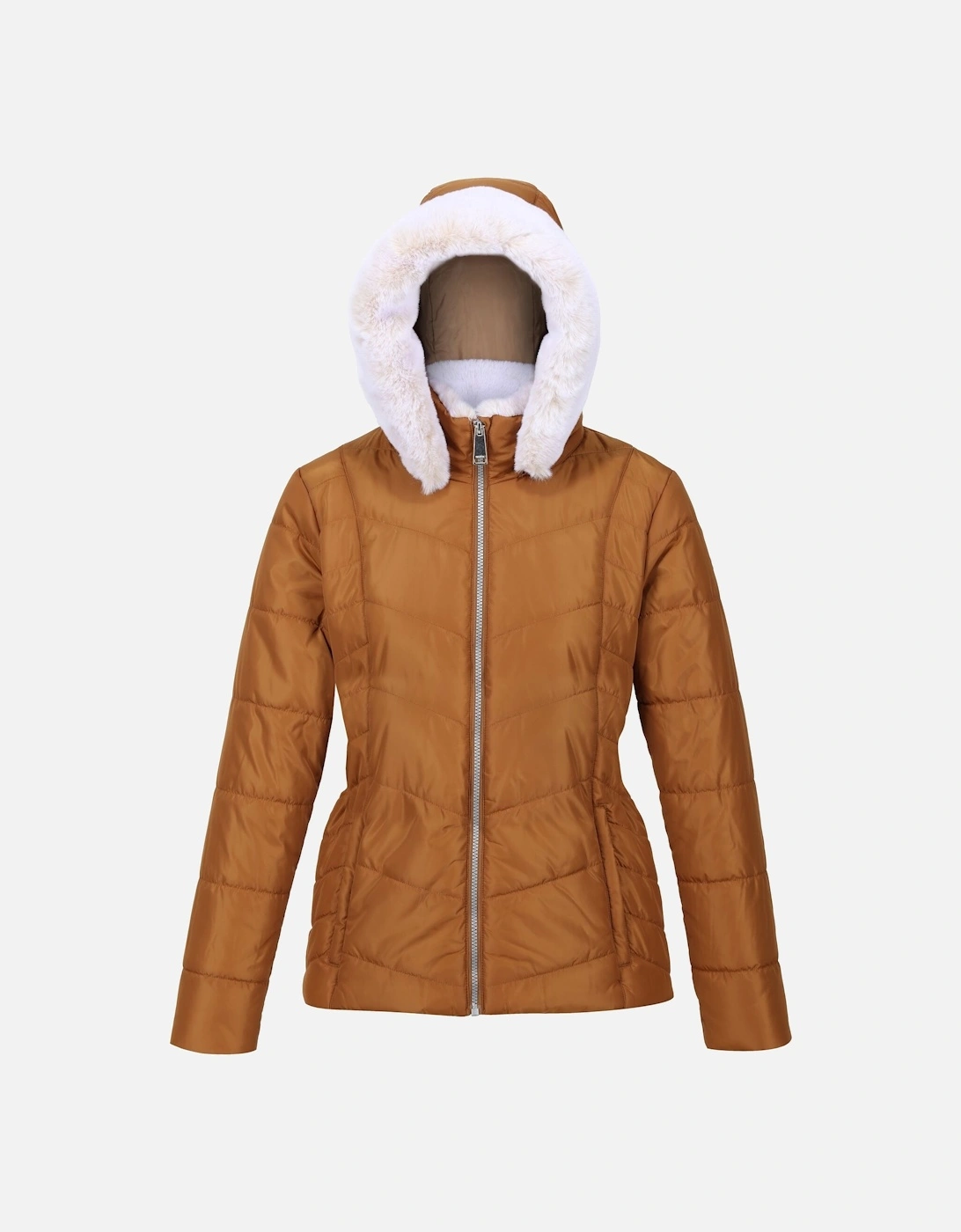 Womens/Ladies Wildrose Baffled Padded Hooded Jacket, 6 of 5