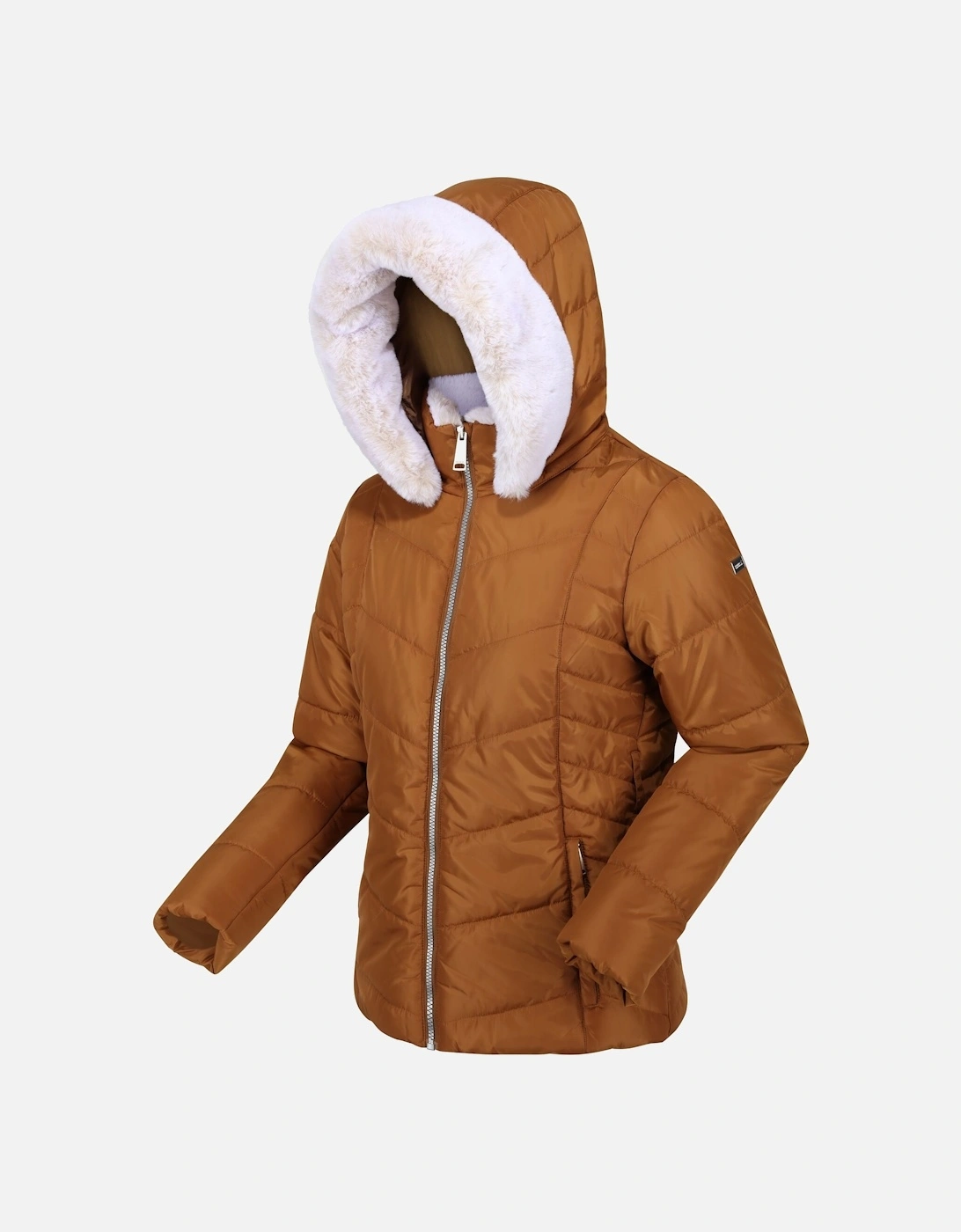 Womens/Ladies Wildrose Baffled Padded Hooded Jacket