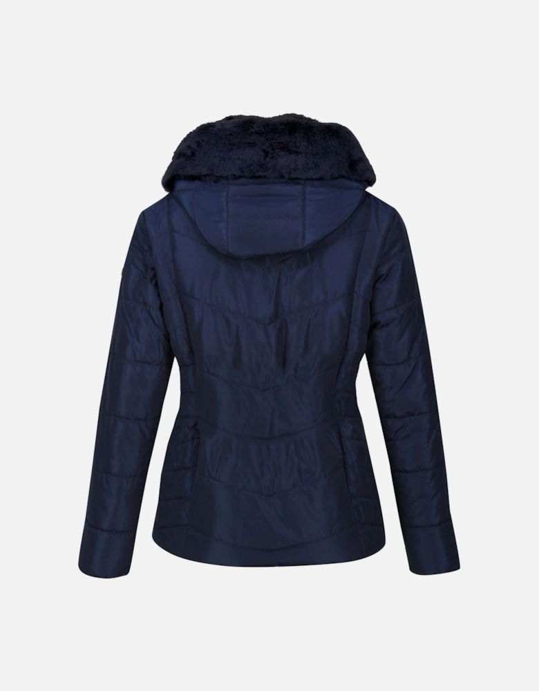 Womens/Ladies Wildrose Baffled Padded Hooded Jacket