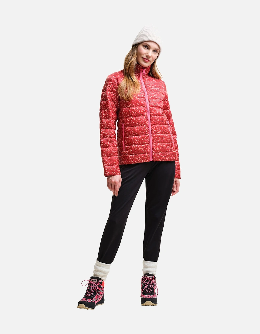 Womens/Ladies Orla Kiely Berry Bubble Baffled Padded Jacket