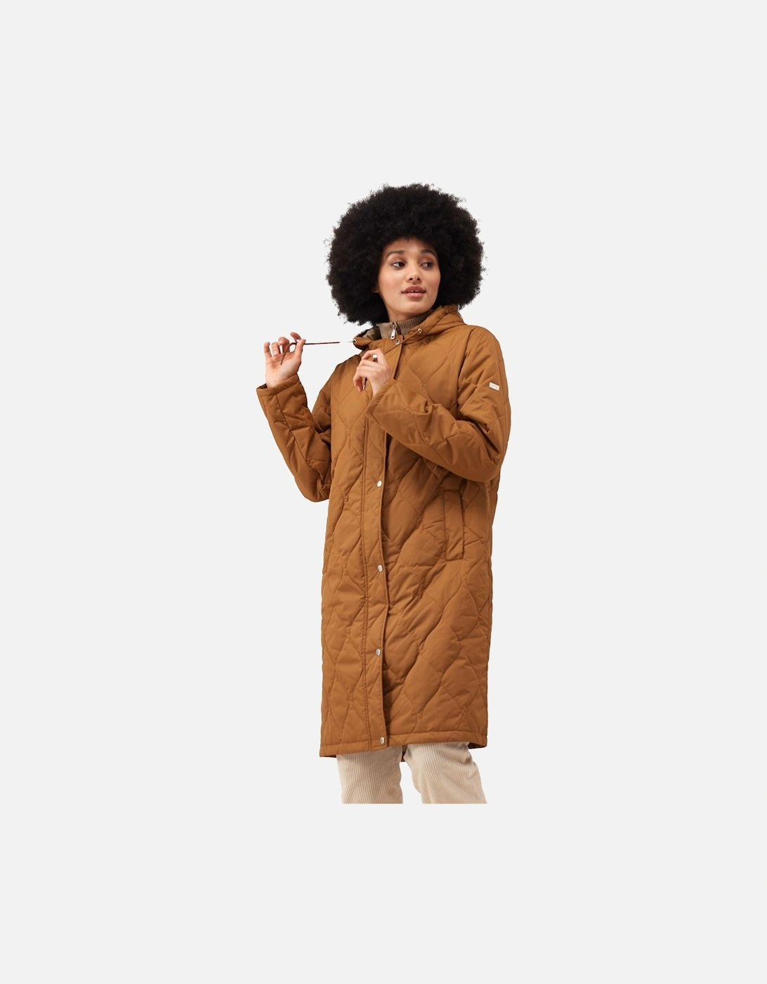 Womens/Ladies Jaycee Quilted Hooded Jacket