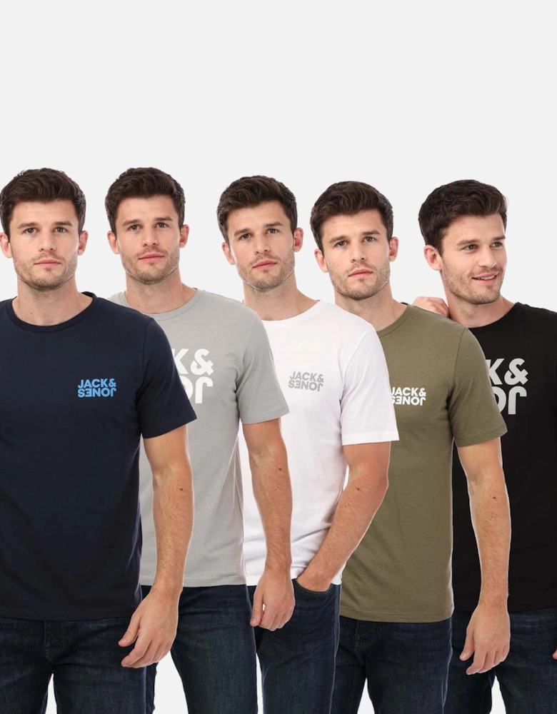 Mens Corp Reverse 5 Pack T-Shirts