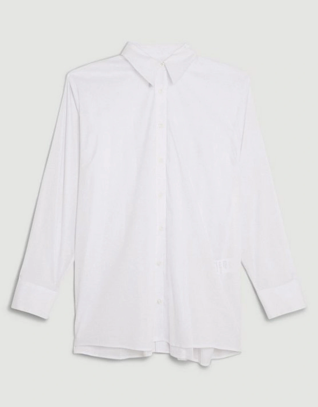 Tailored Pleated Back Detail Shirt