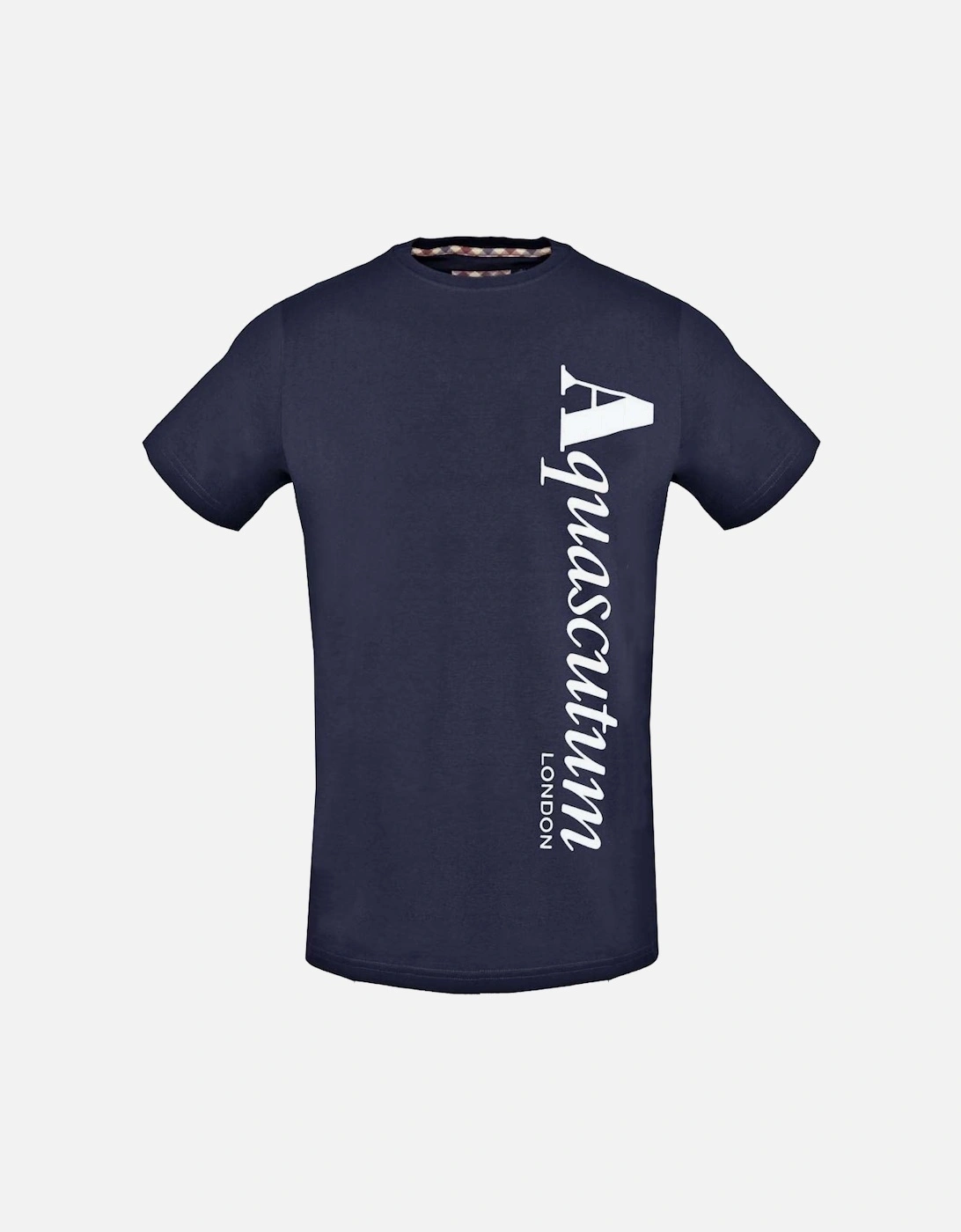 Vertical Logo Navy Blue T-Shirt, 3 of 2