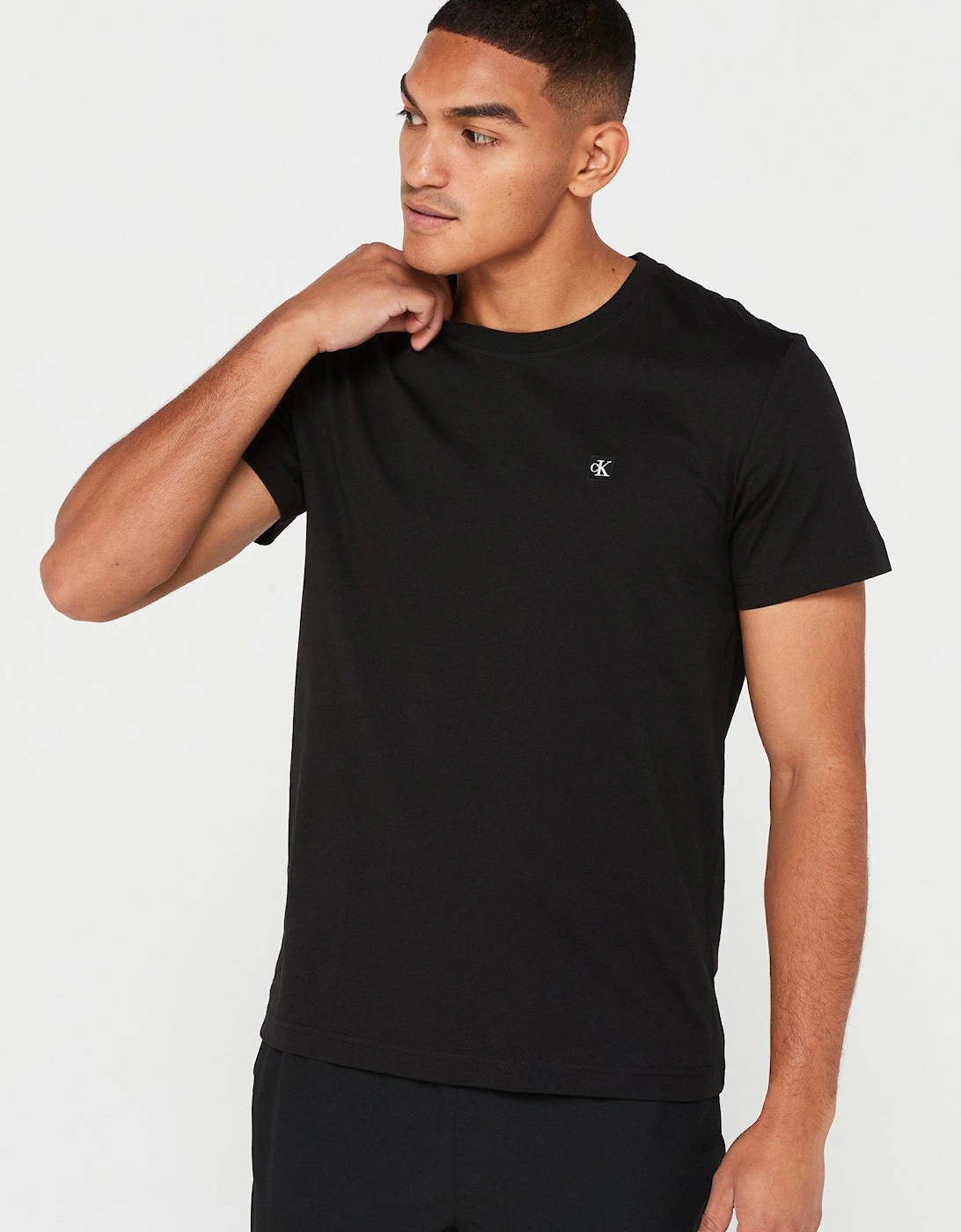 Embroidered Badge T-shirt - Black, 5 of 4