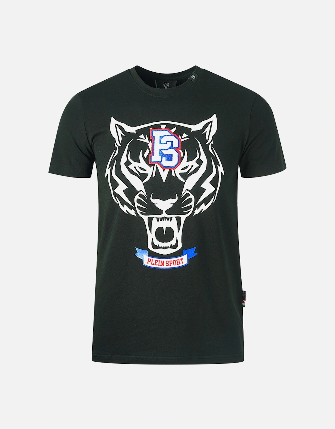 Plein Sport PS Tiger Logo Black T-Shirt, 3 of 2