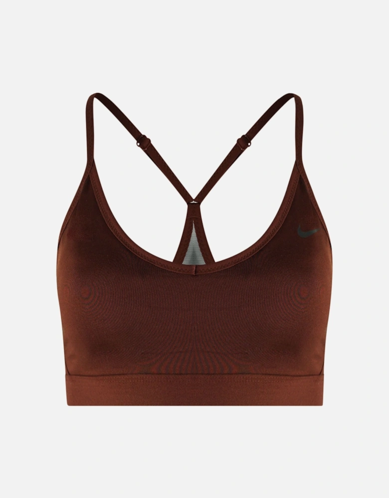 Light-Support Padded Red Sports Bra