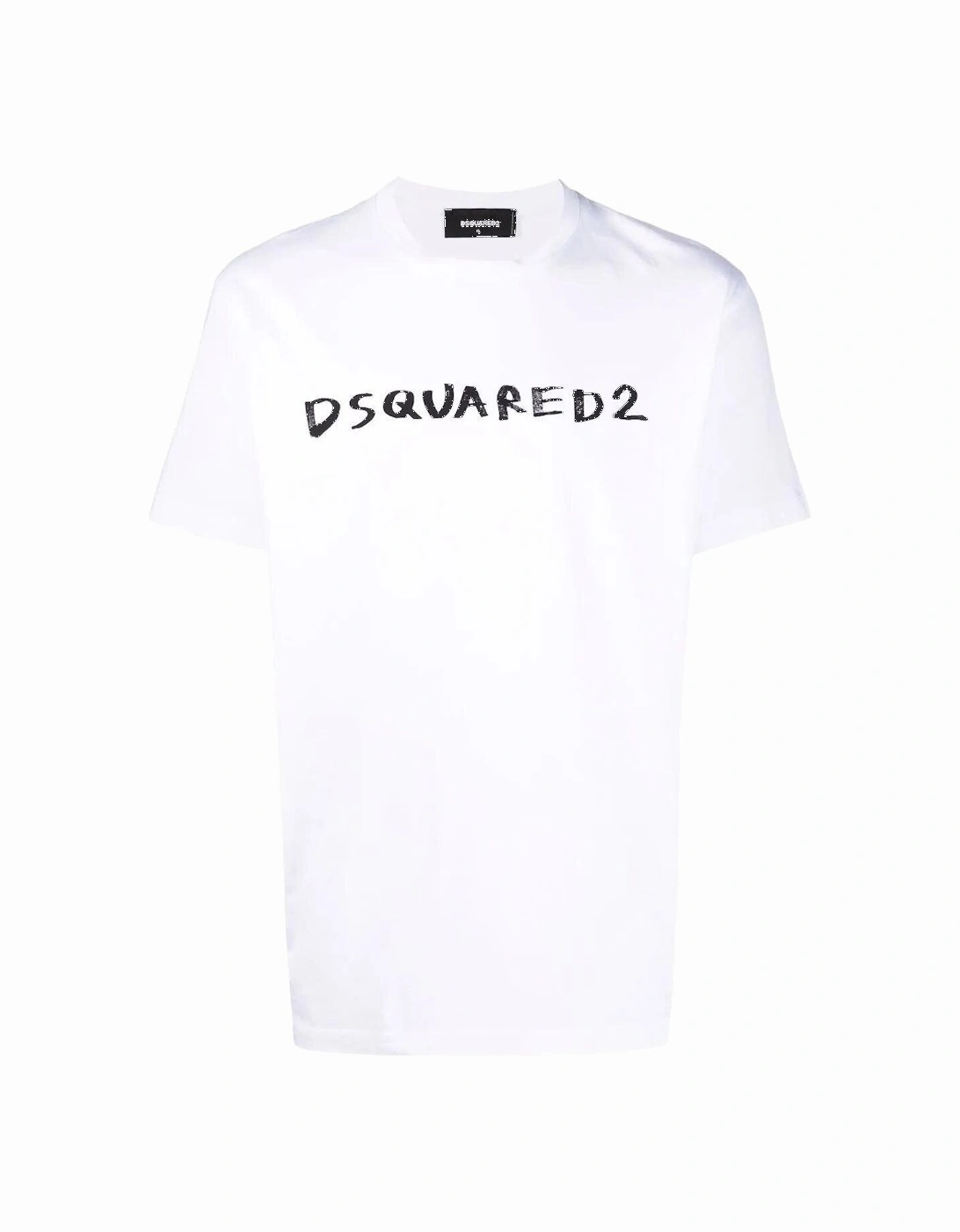 Slim Logo-print Short-sleeved White T-shirt, 4 of 3