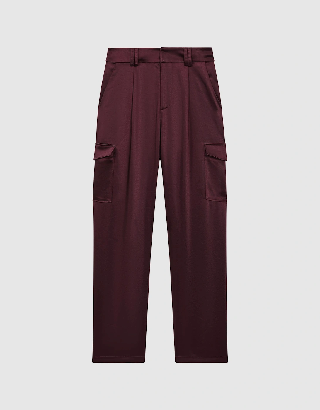 Paige Satin Cargo Trousers, 2 of 1