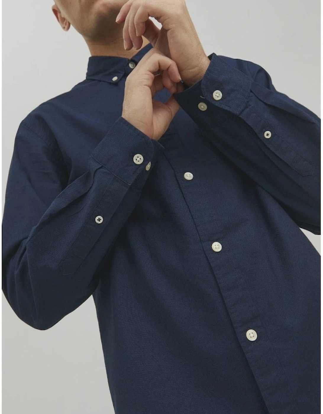 Oxford Long sleeve Shirt - Navy