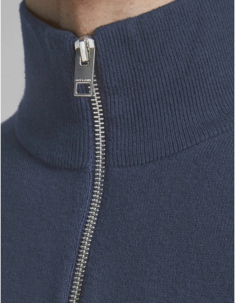 Emil Plain Quarter Zip - Navy