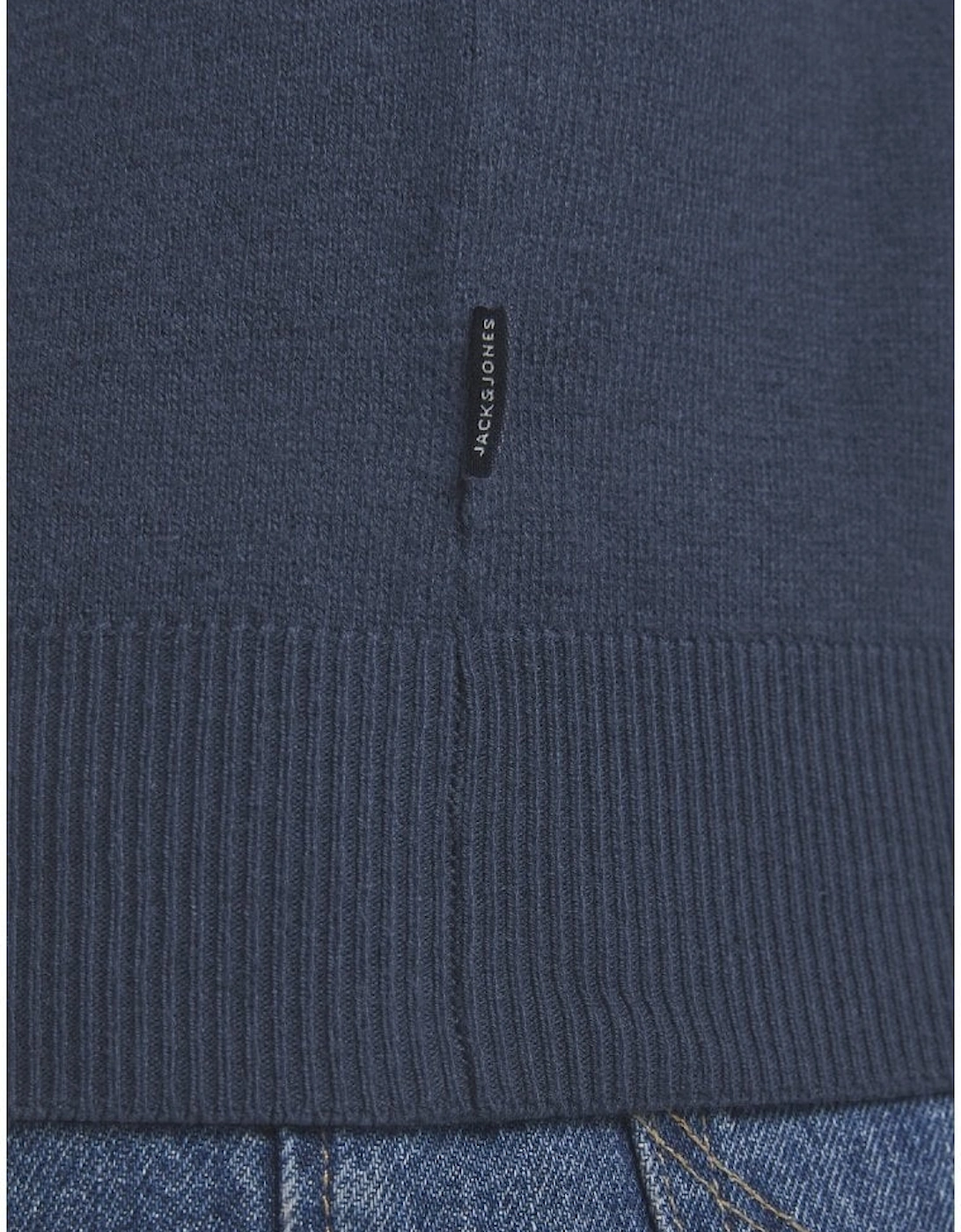 Emil Plain Quarter Zip - Navy