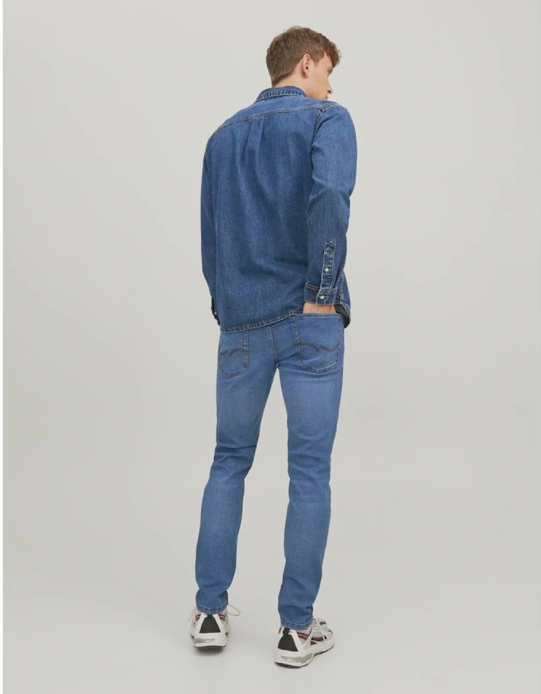 Glenn Original 223 Slim Fit Jeans - Mid Blue