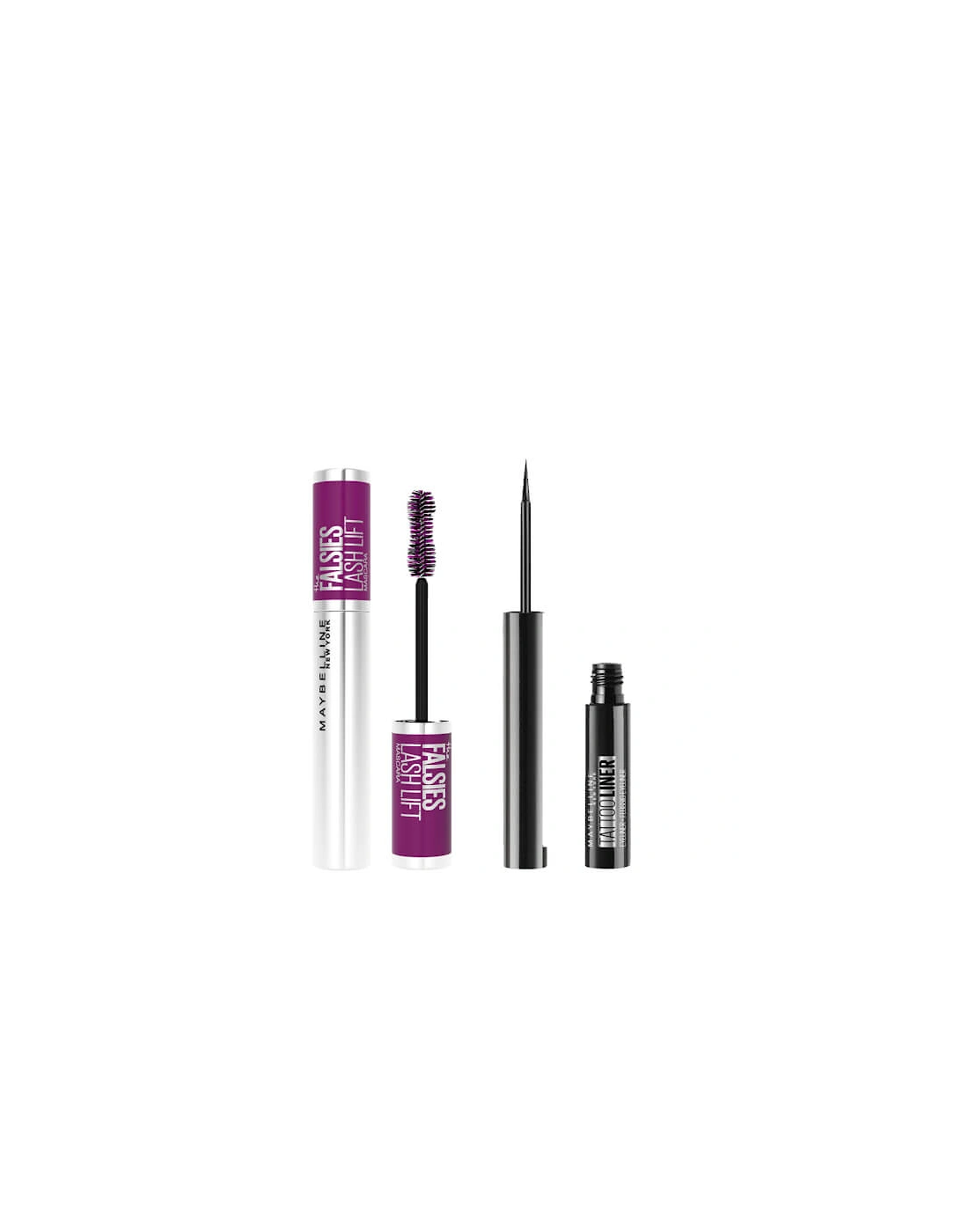The Falsies Instant Lash Lift Look Mascara and Tattoo Eye Liner Gel Pencil Set - Maybelline, 2 of 1