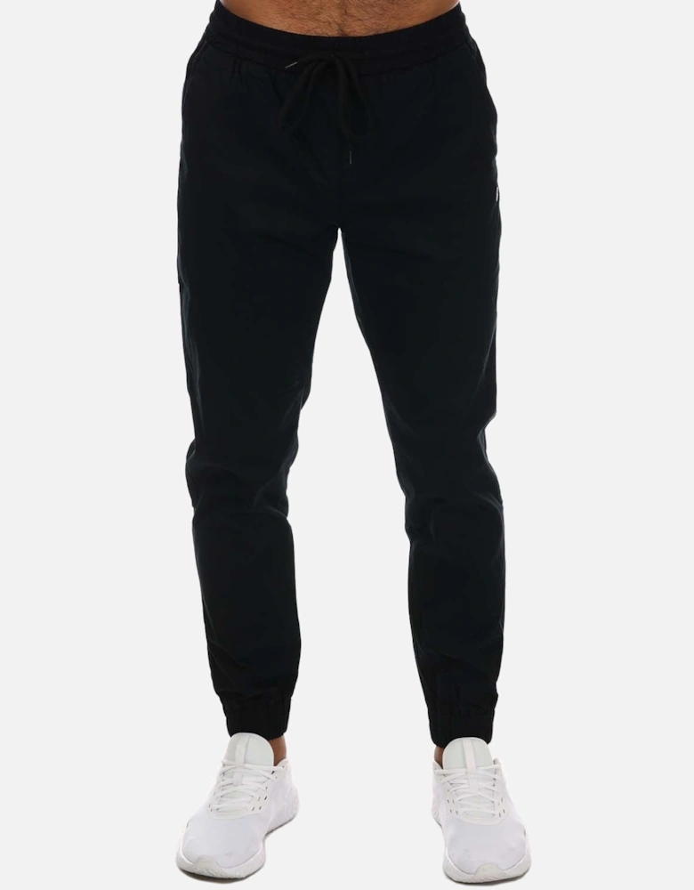 Mens Stretch Cotton Twill Cuffed Trousers