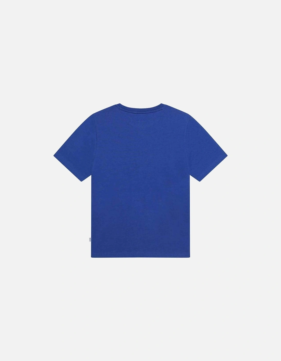 Boys Blue Logo Short Sleeve T-shirt