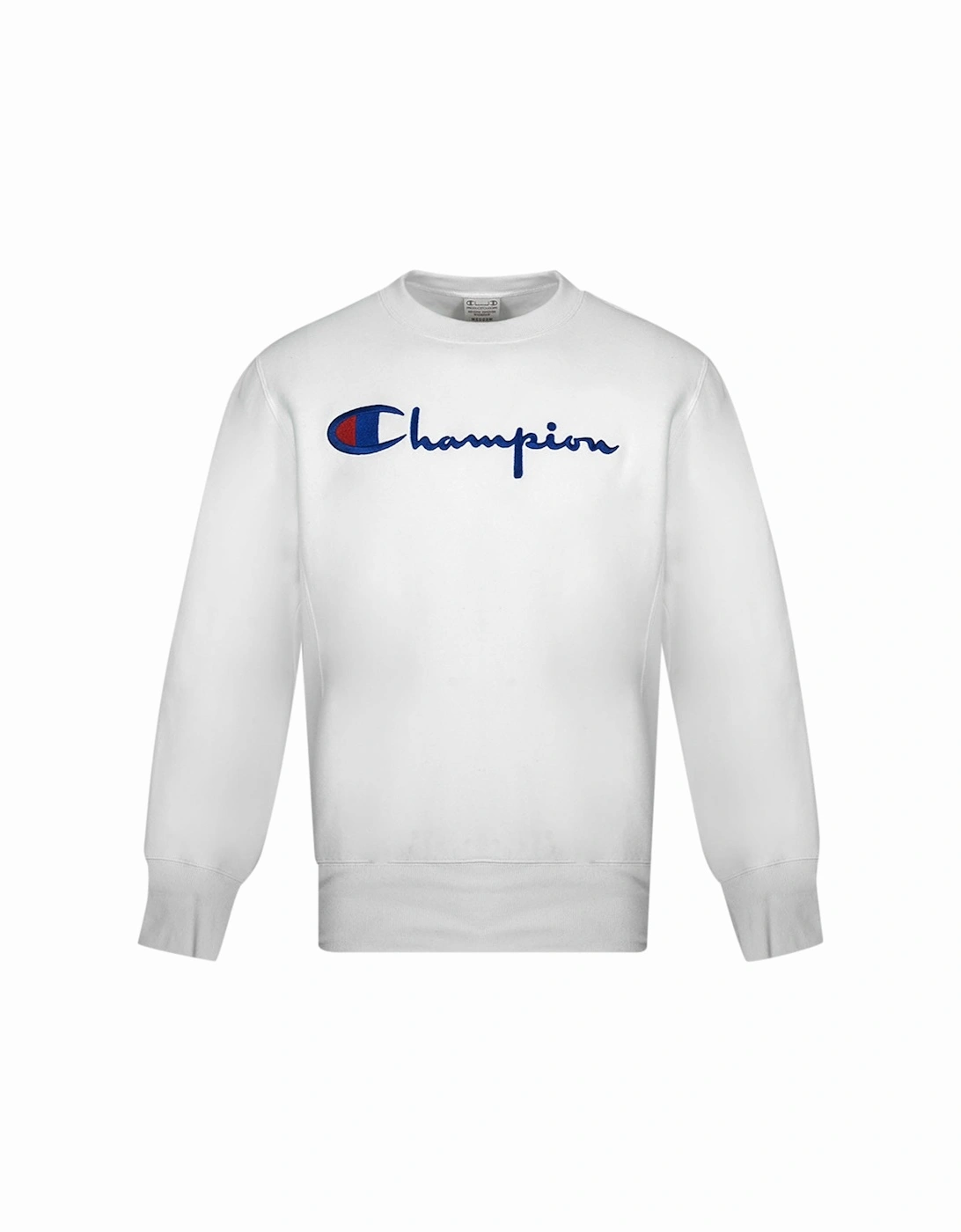 Script Logo White Sweatshirt, 3 of 2