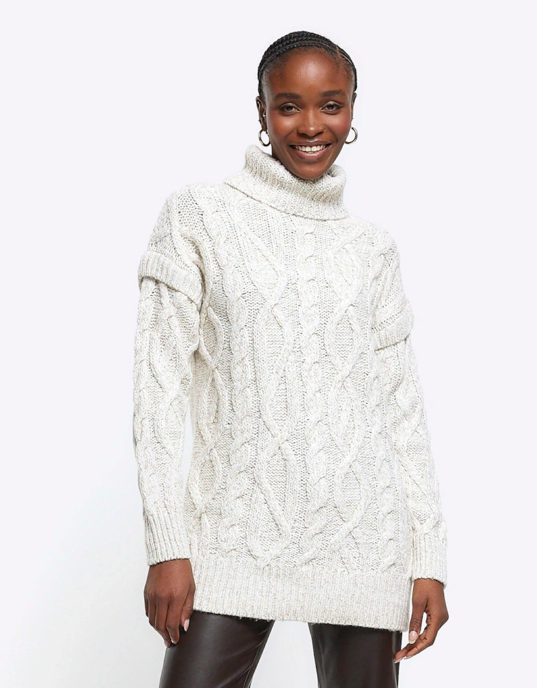 Cable Knit Jumper - Cream