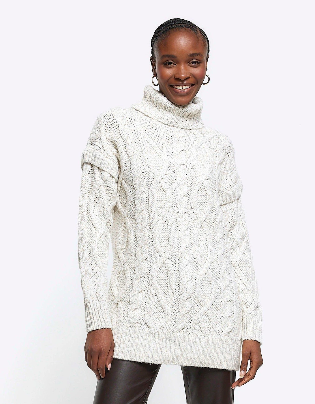 Cable Knit Jumper - Cream, 3 of 2