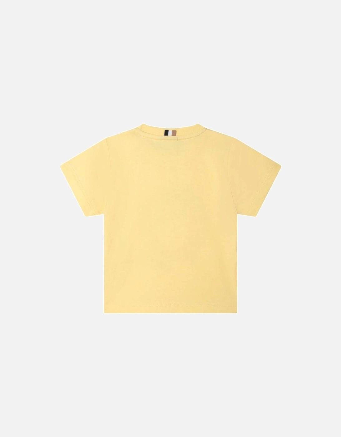 Baby Boys Yellow Tennis Short Sleeve T-shirt