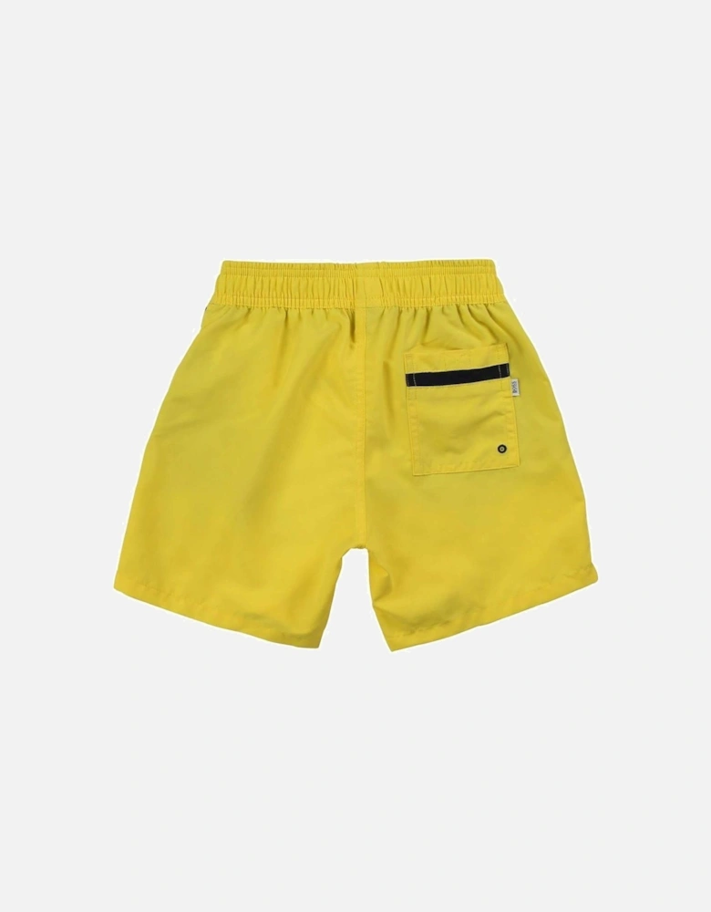 Boys Yellow Swimming Shorts