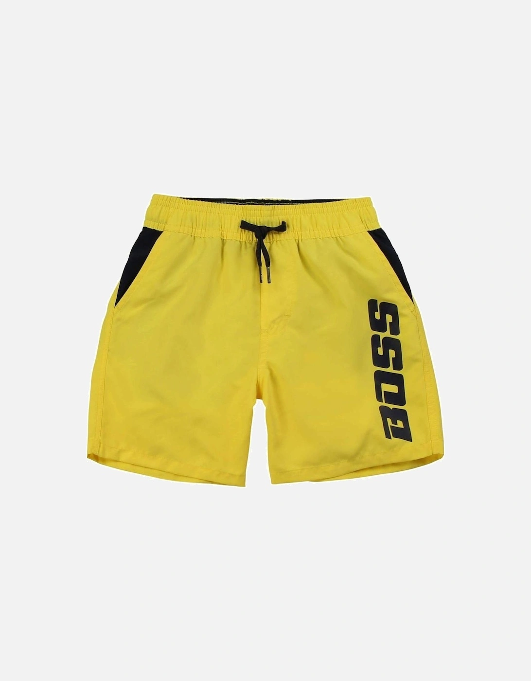 Boys Yellow Swimming Shorts, 3 of 2