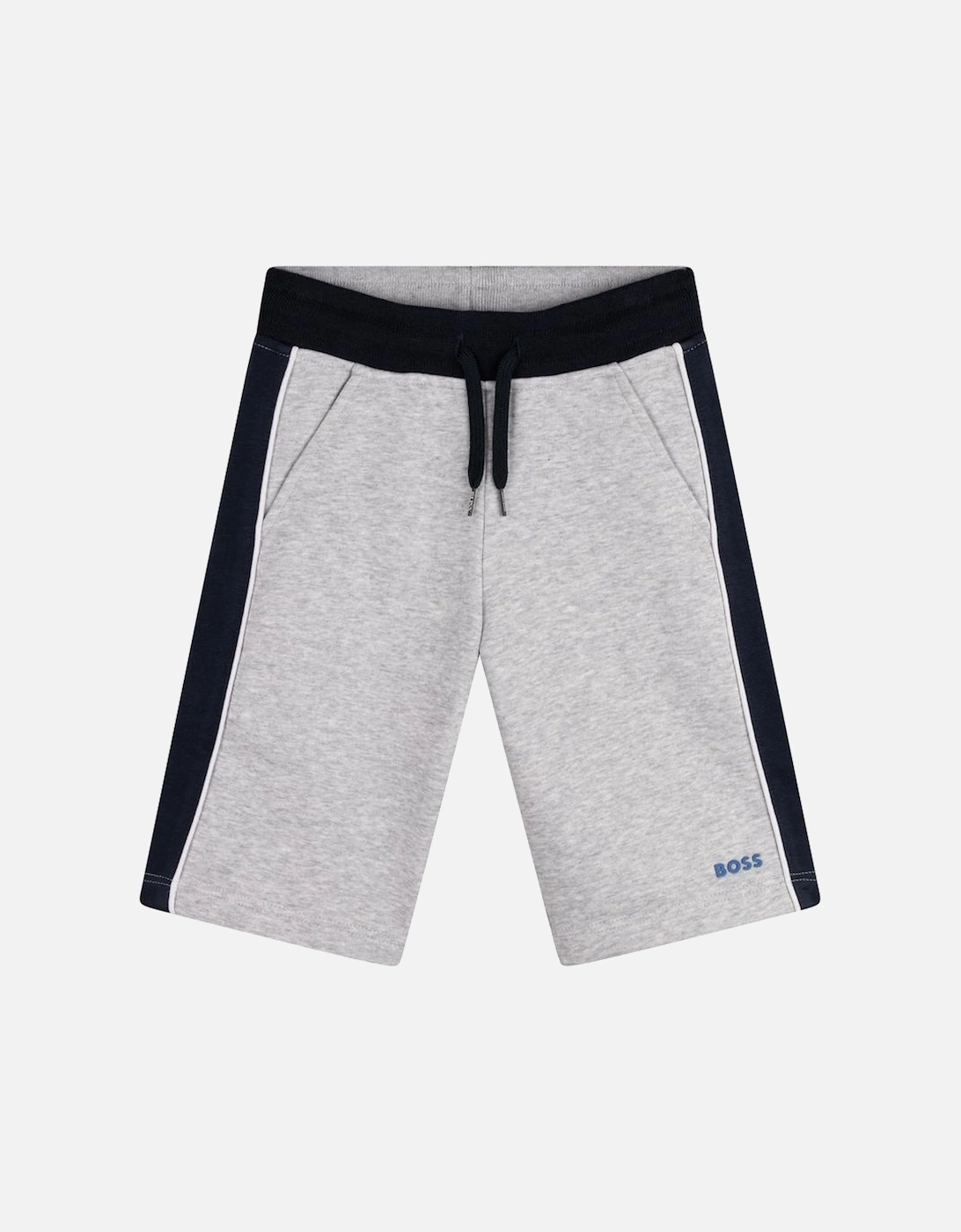 Boys Grey / Black Bermuda Shorts, 3 of 2