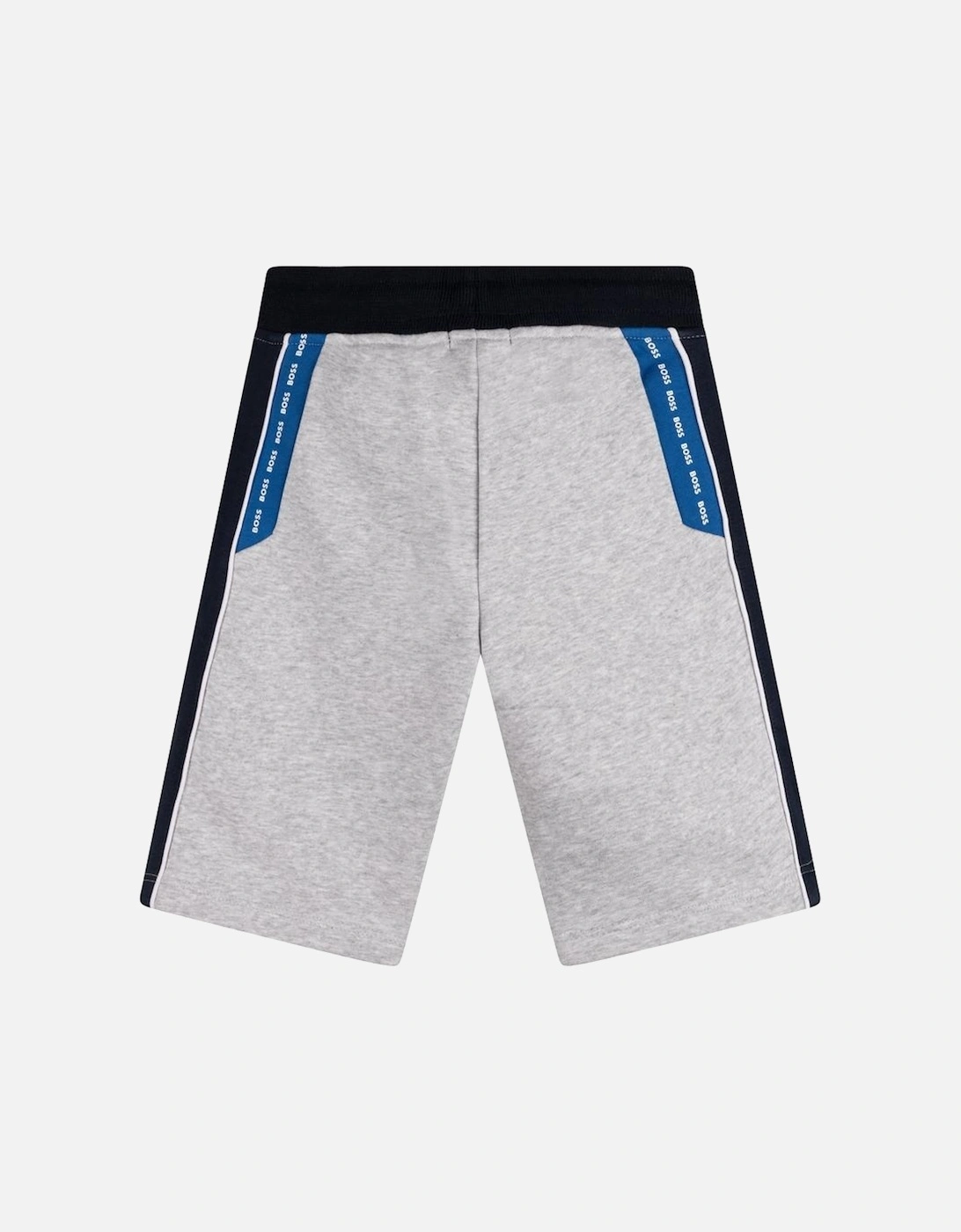 Boys Grey / Black Bermuda Shorts