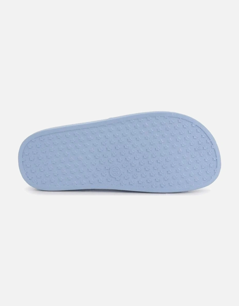 Boys Pale Blue Logo Sliders