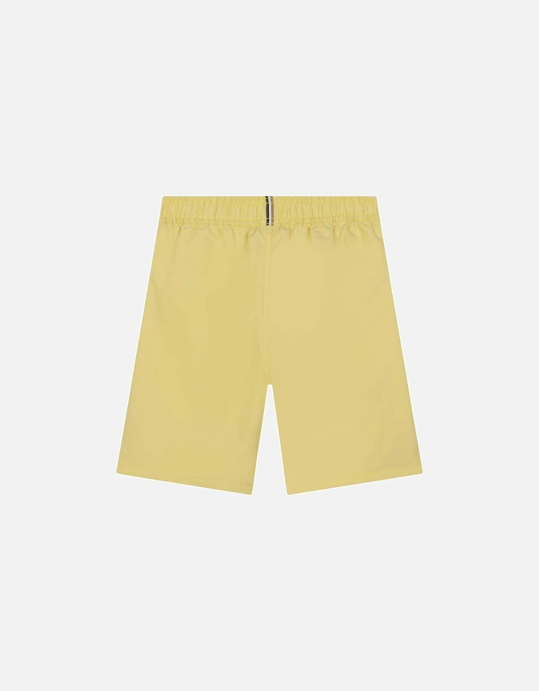 Boys Yellow Logo  Swim Shorts