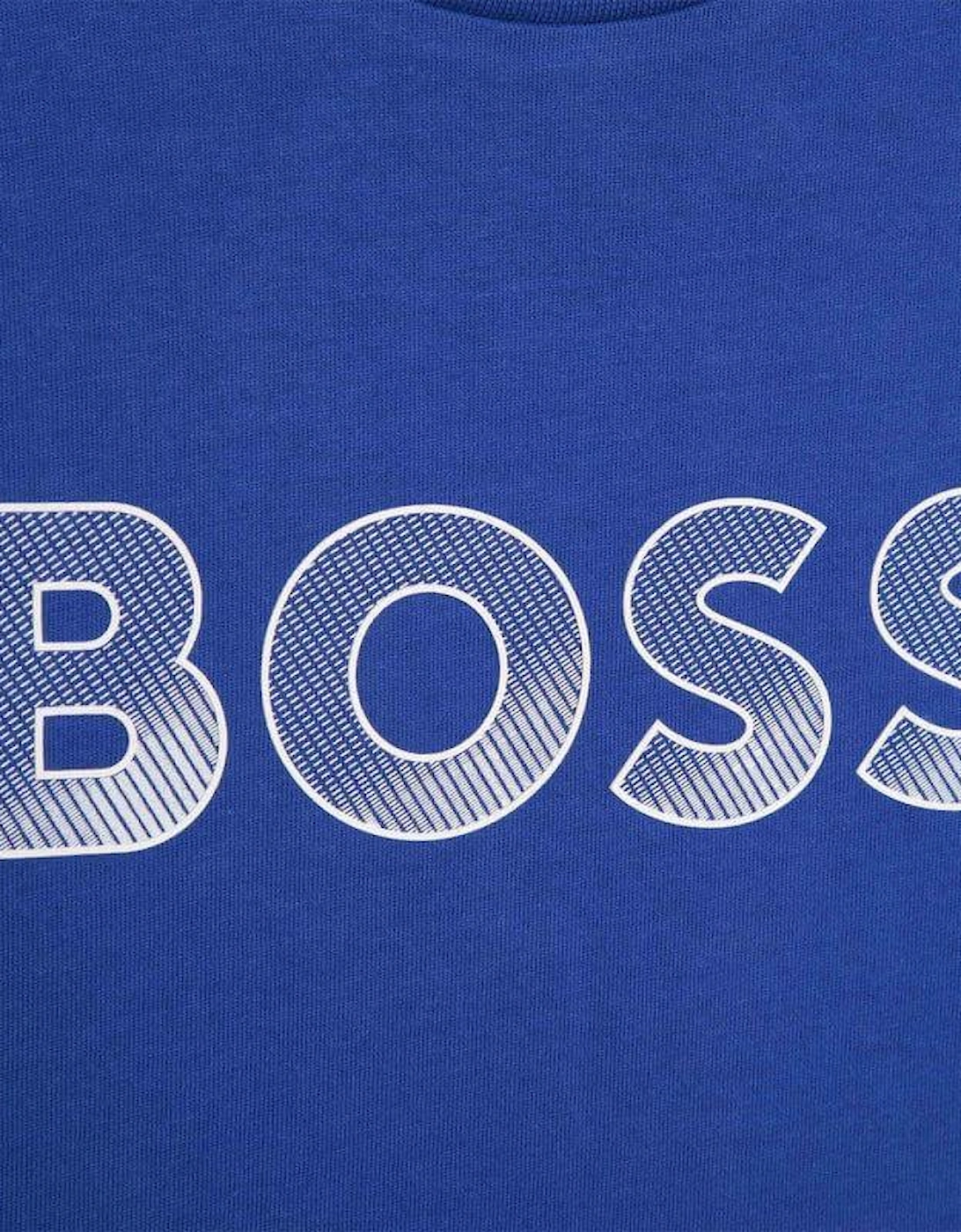 Boys Blue Logo Short Sleeve T-shirt