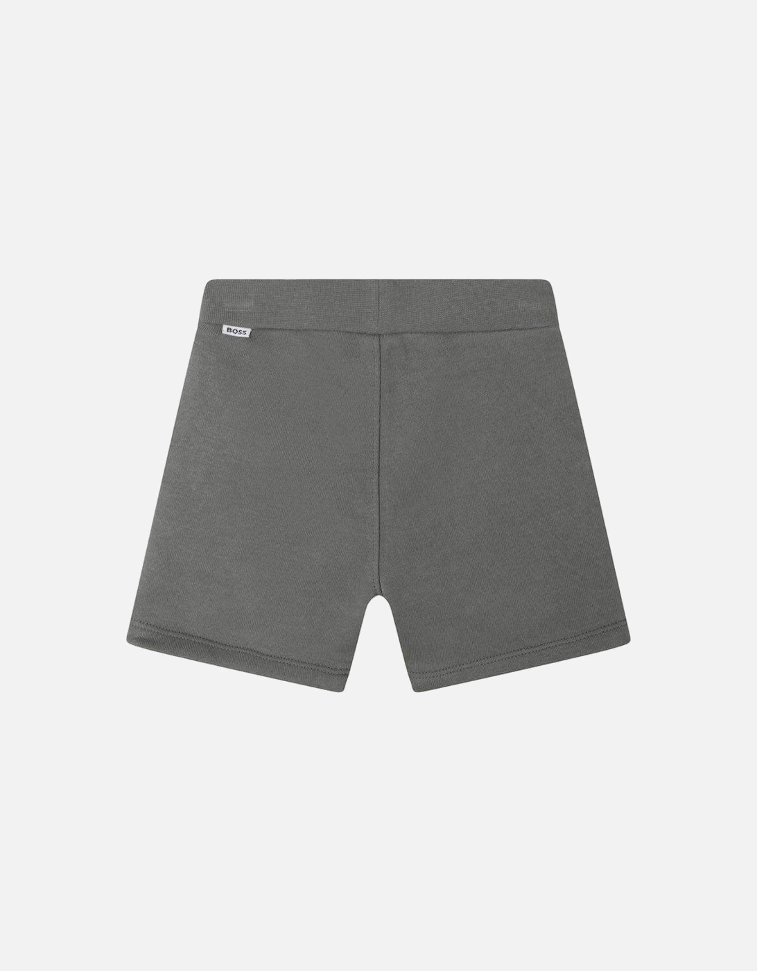 Boys Grey Logo Shorts