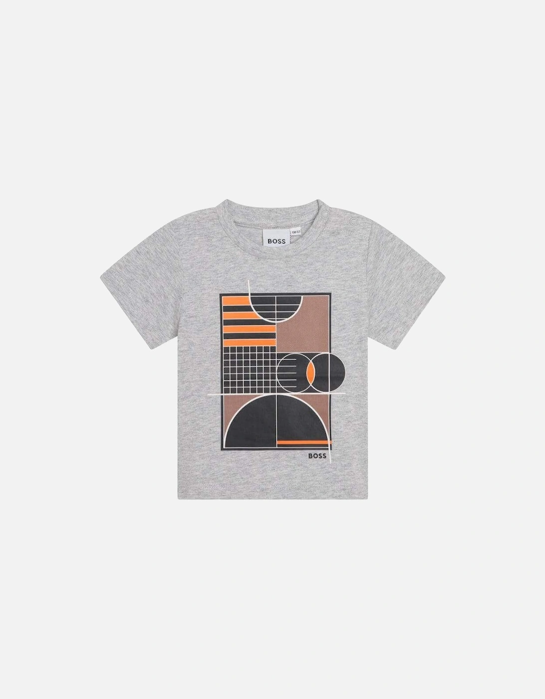 Boys Grey Short Sleeve Print T-shirt, 4 of 3