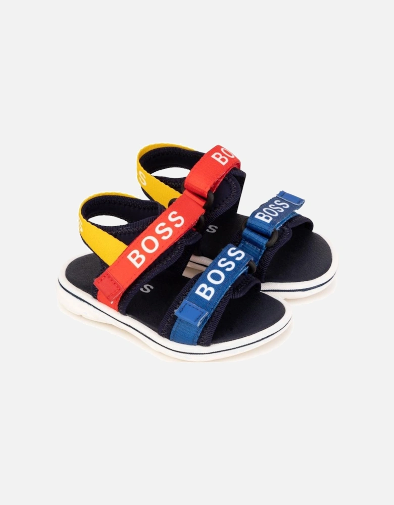Boys Red & Blue Sandals
