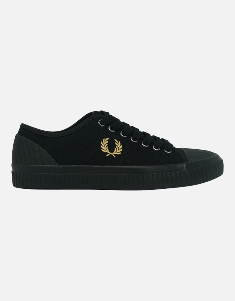 B4365 157 Hughes Low Canvas Black Trainers