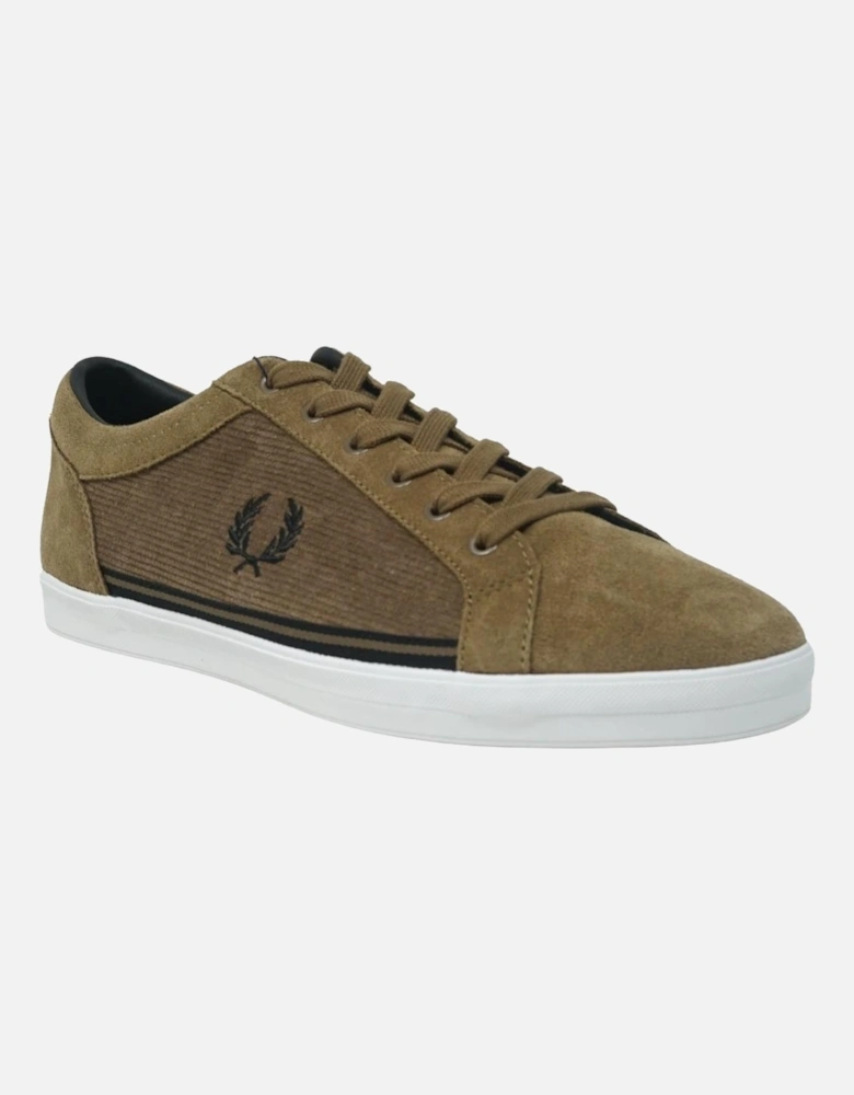 Baseline Tipped Corduroy Bark Trainers