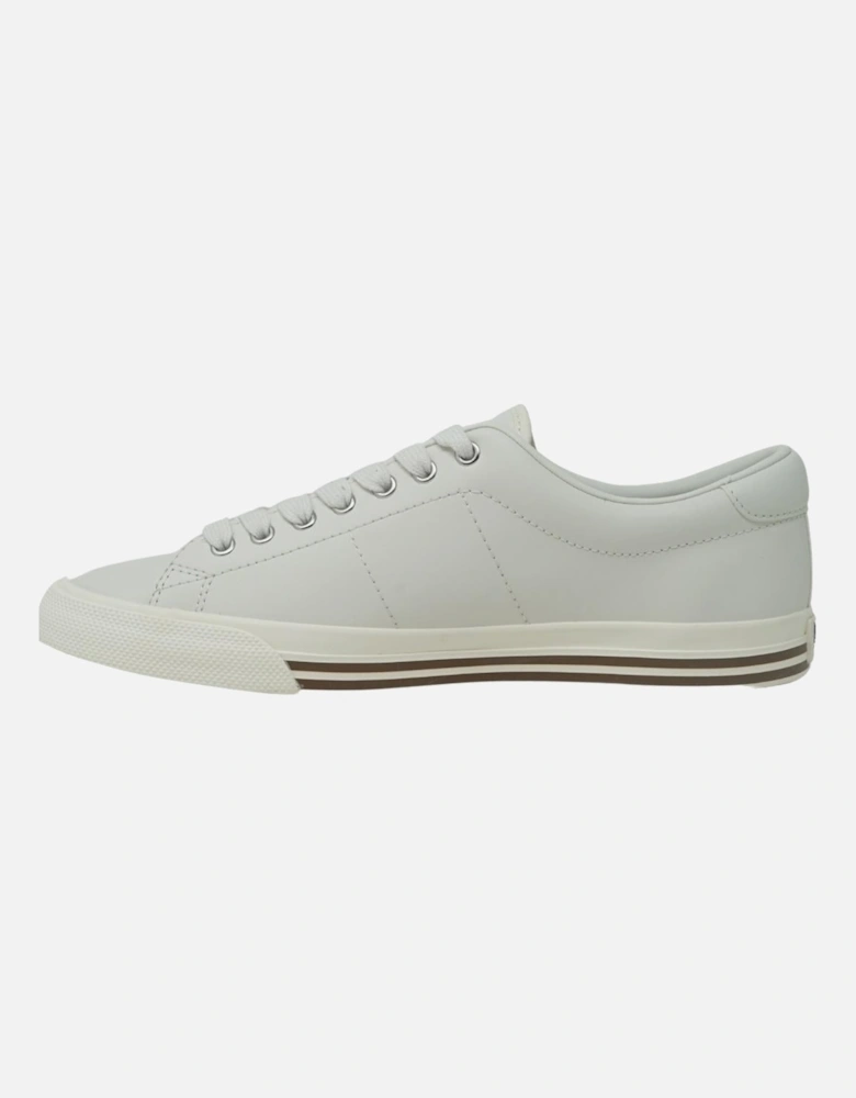 Underspin Leather White Trainers