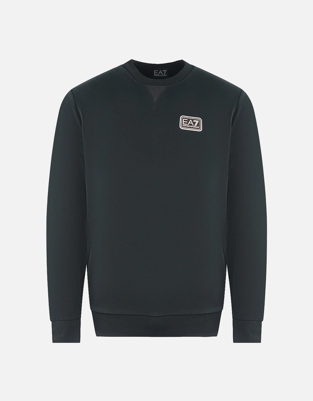 Branded Patch Logo Black Sweatershirt, 3 of 2
