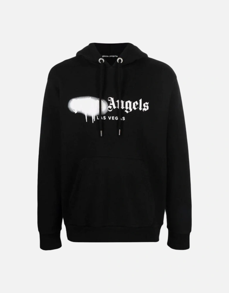 Las Vegas Spray Paint Logo Black Hoodie