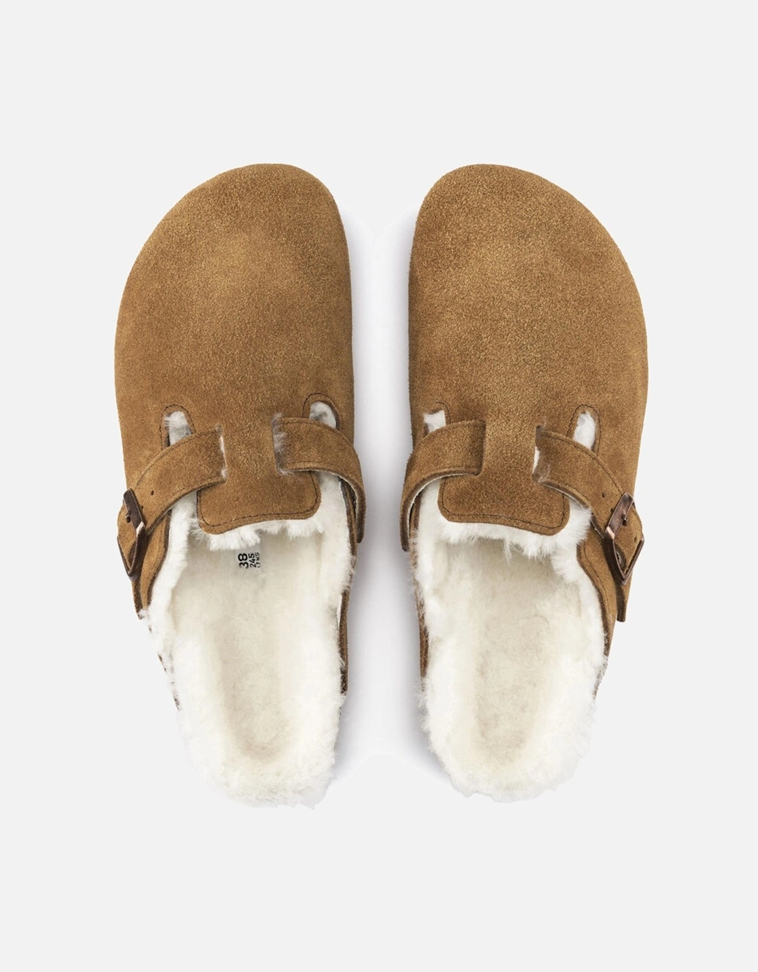 Boston Suede Leather Shearling Mink