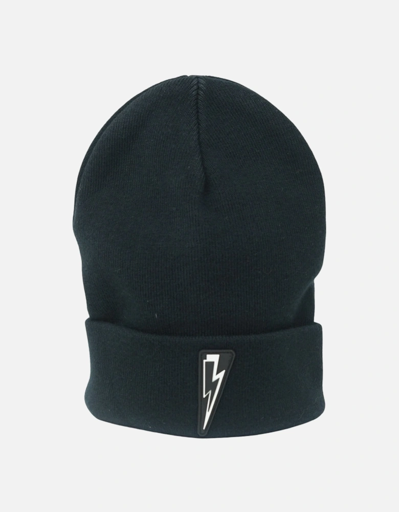 Bolt Logo Beanie Black Hat