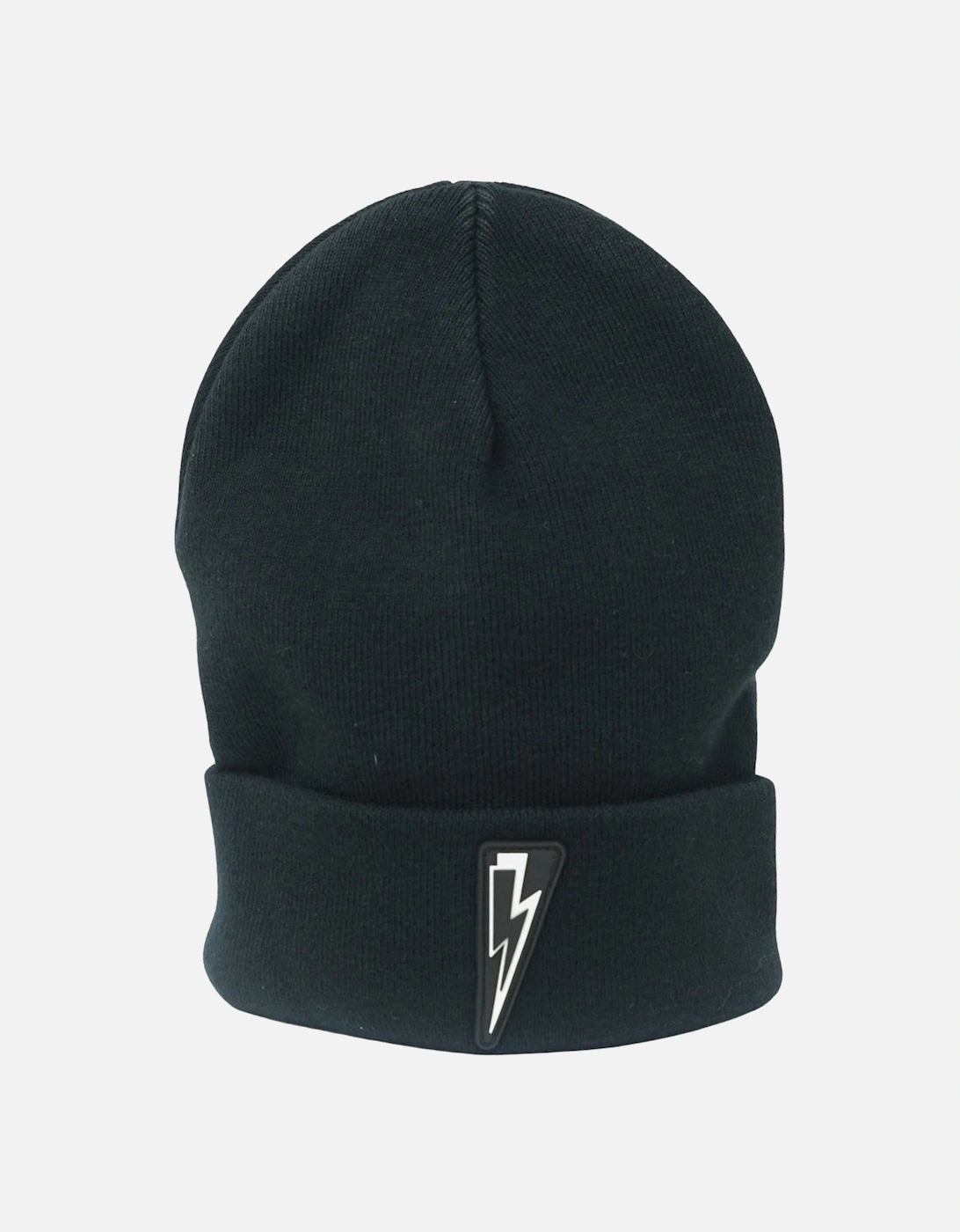 Bolt Logo Beanie Black Hat, 3 of 2
