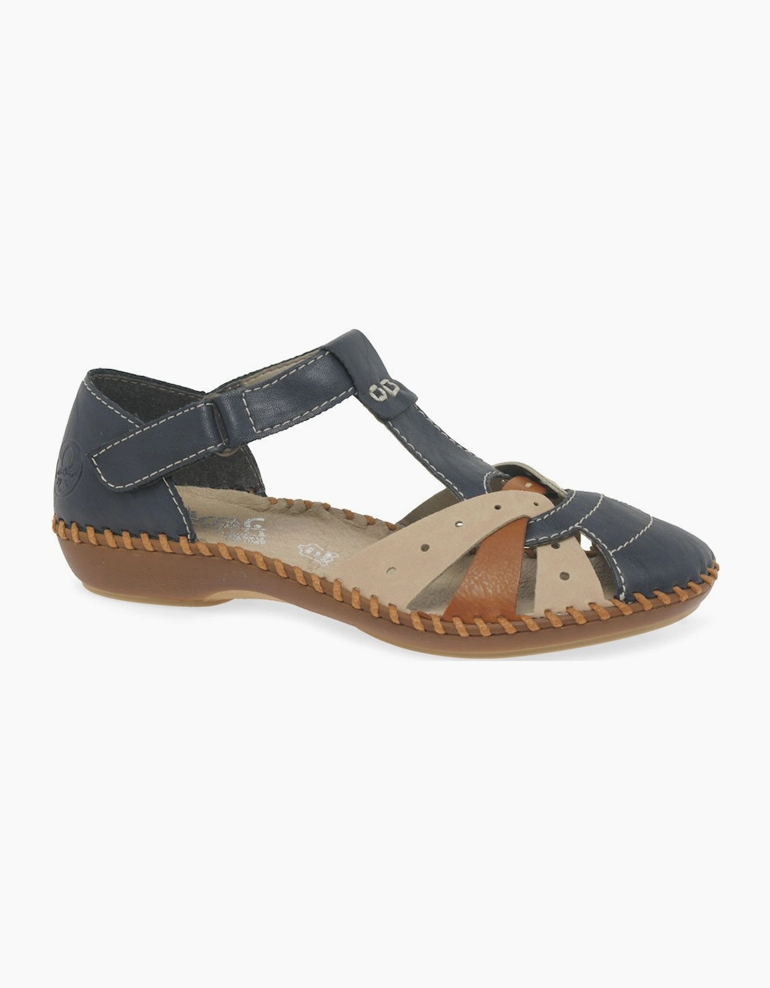 Rieker Women's Maria Womens Sandals - Black - Size: 4