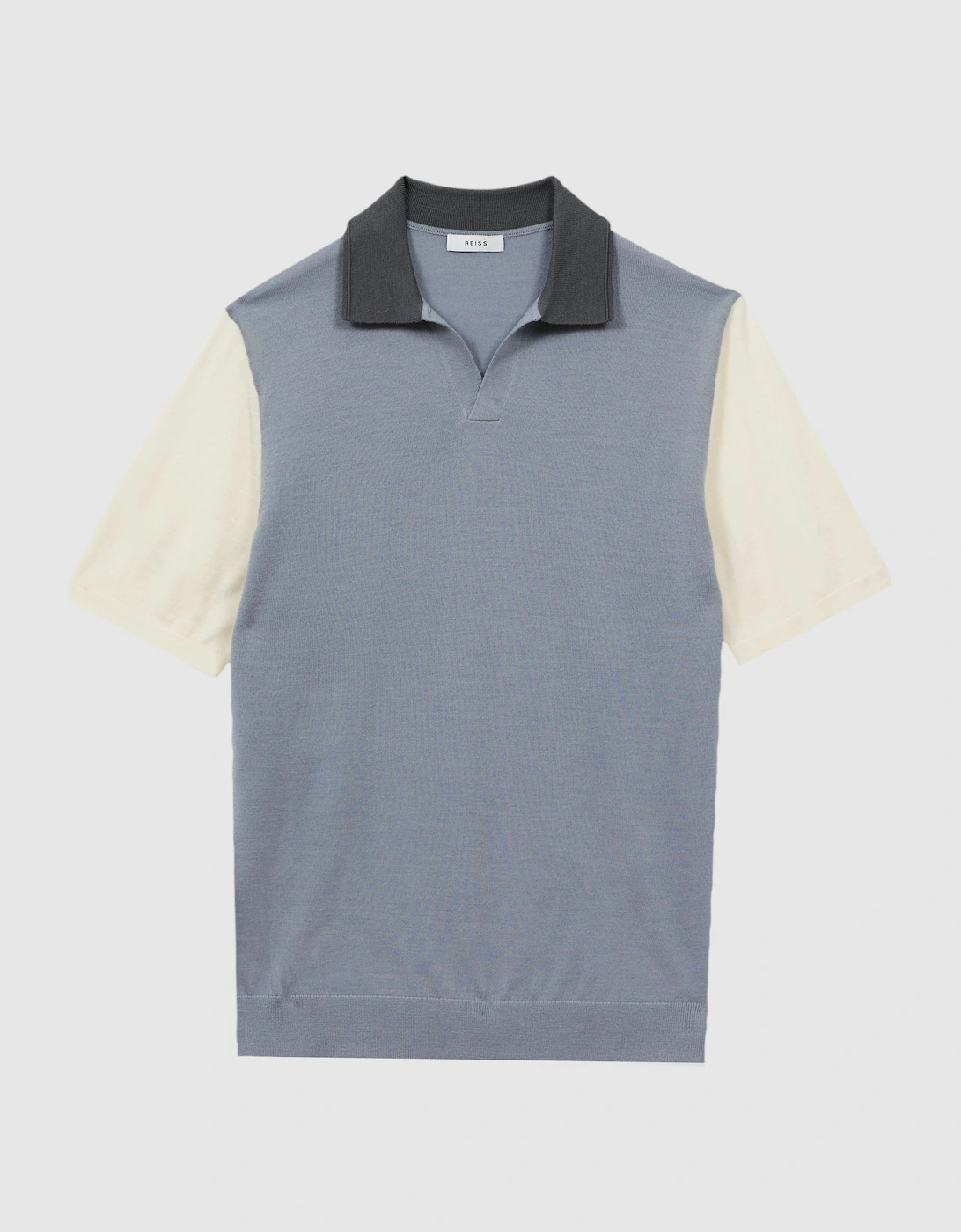 Wool Open Collar Polo Shirt, 2 of 1