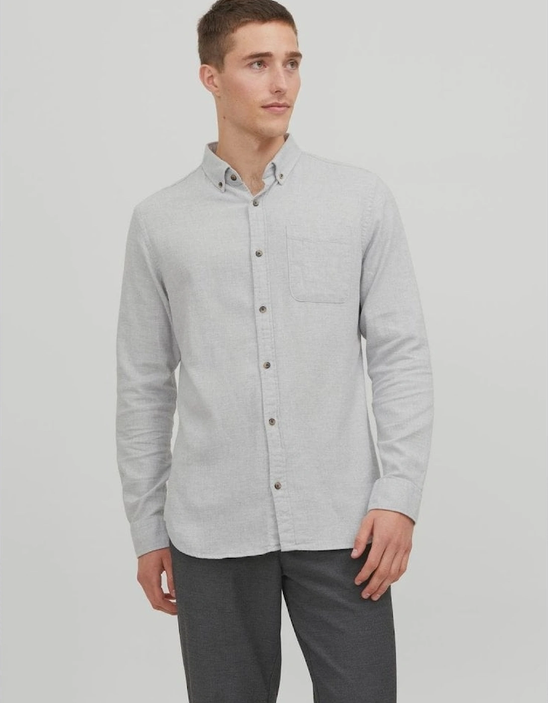 Slim Fit Shirt - Light Grey