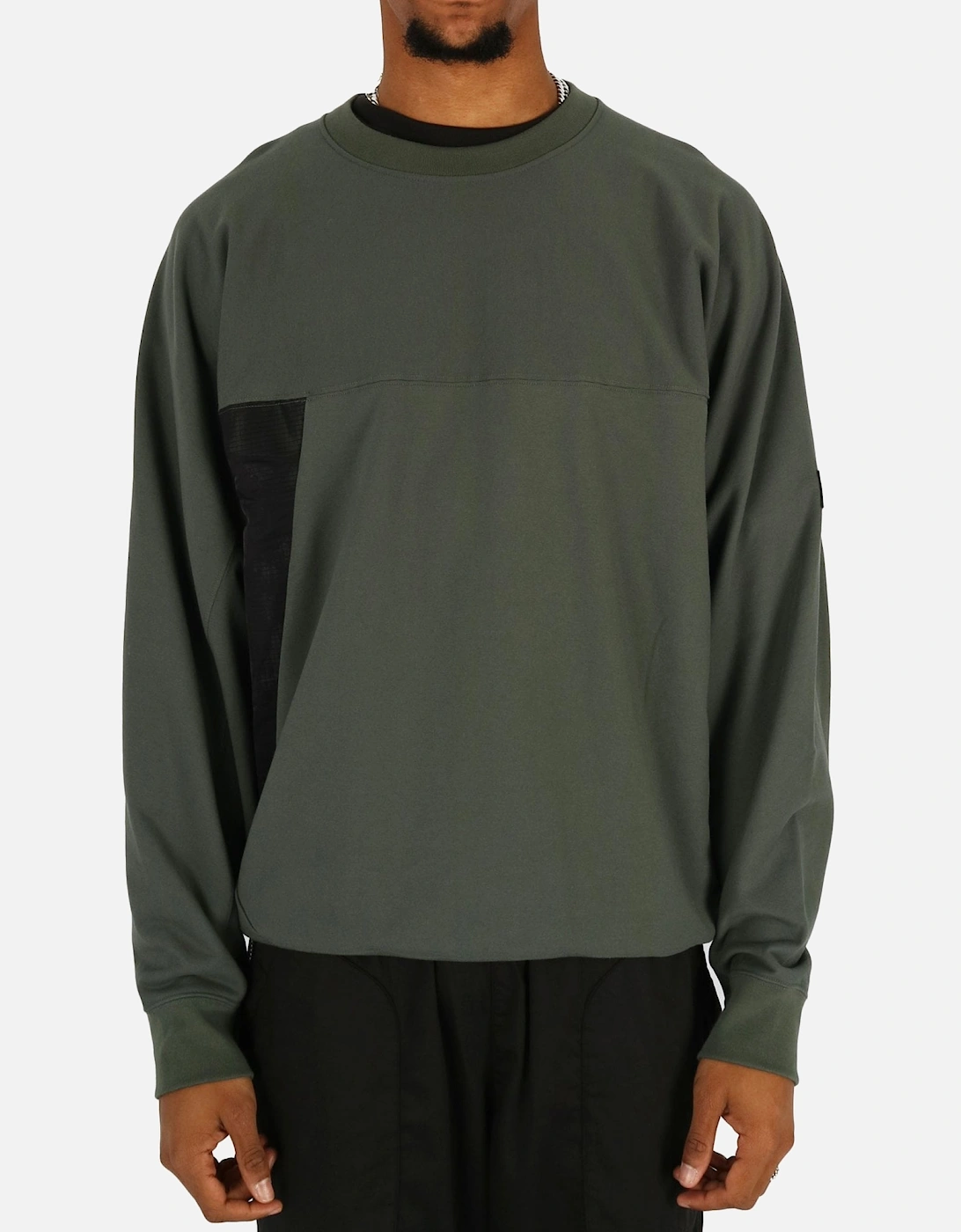 Ripstop Trim Green Sweatshirt, 5 of 4